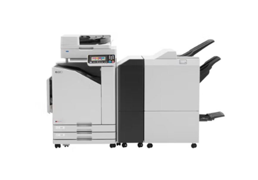 理想 FT2430 一体化速印机 双色自动送输 平台式扫描 多功能整理器