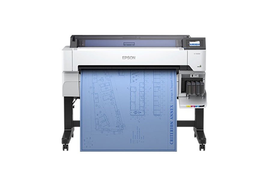 爱普生（EPSON）SureColor T5485DM A0+ CAD蓝图机 蓝图红章 彩图 彩色绘图仪 大幅面多功能一体机